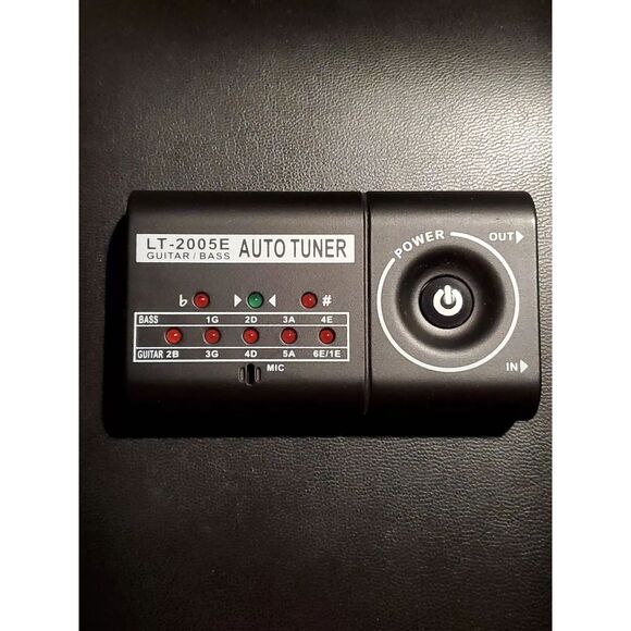 LT-2005E Guitar and Bass Auto Tuner Built In Mic 1/4" Input and Output - Picture 1 of 3
